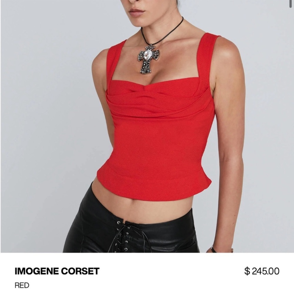 Miaou Imogene Corset Red